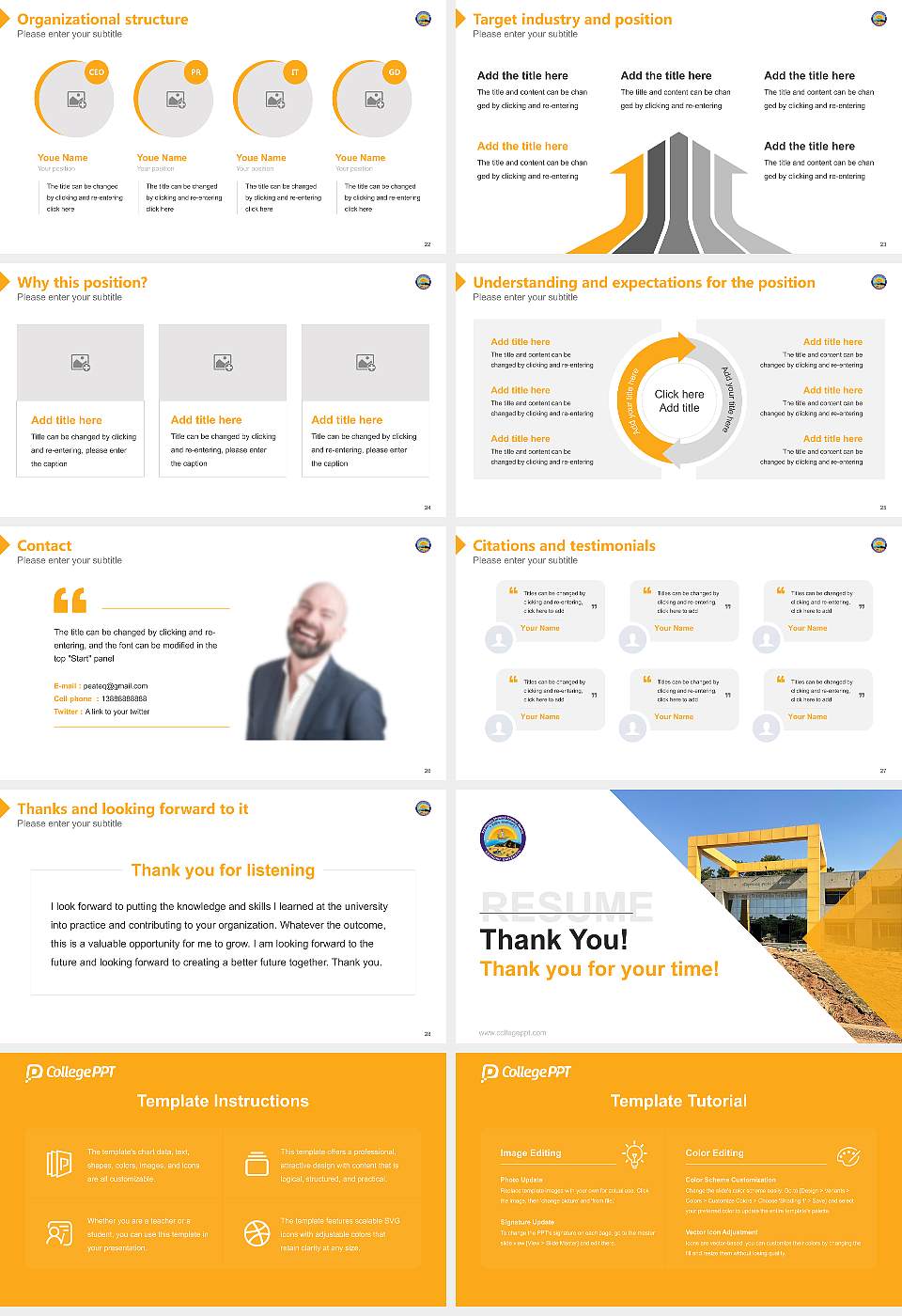 Krantiguru Shyamji Krishna Verma Kachchh University Resume PPT Template16:9 ratio PPT effect preview image4