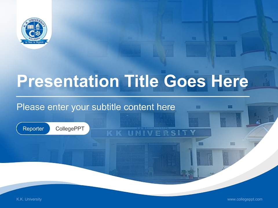 K.K. University Lecture Sharing and Networking Event PPT Template4:3 ratio PPT effect preview image4