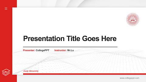 Jiwaji University Thesis Proposal/Graduation Defense PPT Template