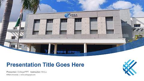 KREA University Course/Courseware Creation PPT Template
