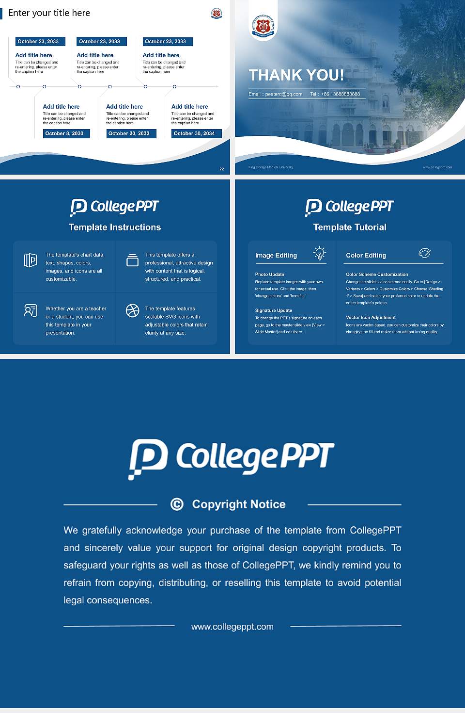 King George Medical University Lecture Sharing and Networking Event PPT Template4:3 ratio PPT effect preview image4