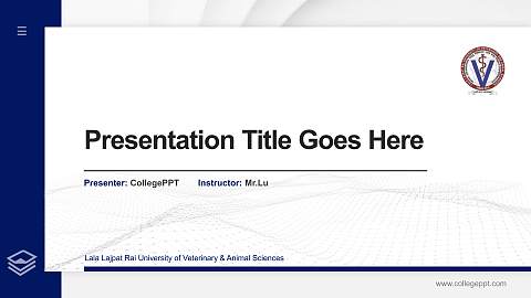 Lala Lajpat Rai University of Veterinary & Animal Sciences Thesis Proposal/Graduation Defense PPT Template