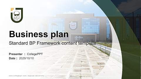 Jeppiaar University Competition/Entrepreneurship Contest PPT Template