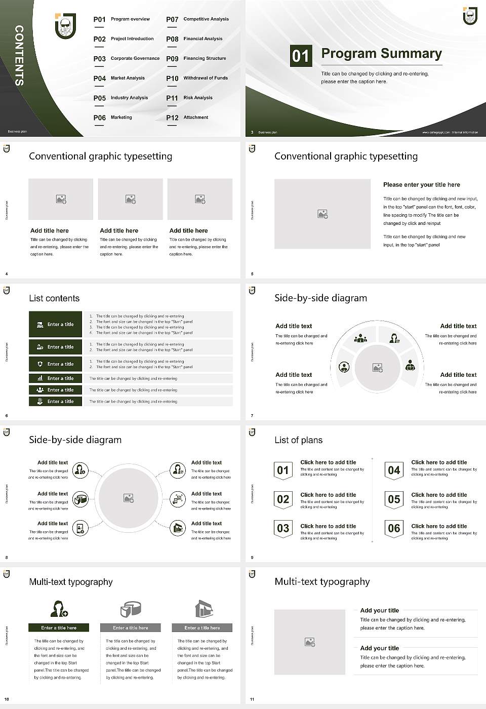 Jeppiaar University Competition/Entrepreneurship Contest PPT Template16:9 ratio PPT effect preview image2