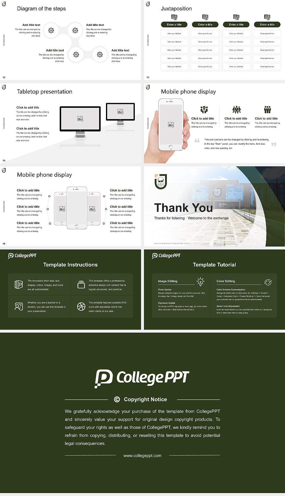 Jeppiaar University Competition/Entrepreneurship Contest PPT Template16:9 ratio PPT effect preview image9
