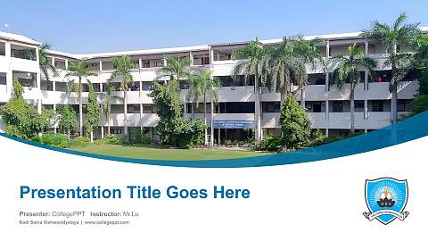Kadi Sarva Vishwavidyalaya Course/Courseware Creation PPT Template
