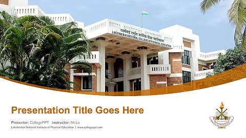 Lakshmibai National Institute of Physical Education Course/Courseware Creation PPT Template
