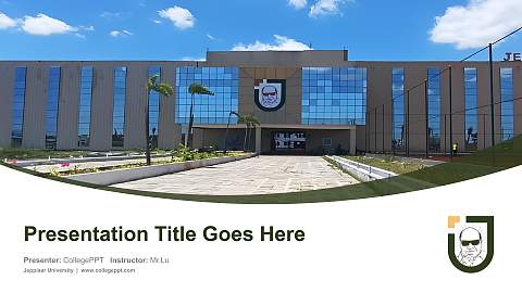 Jeppiaar University Course/Courseware Creation PPT Template