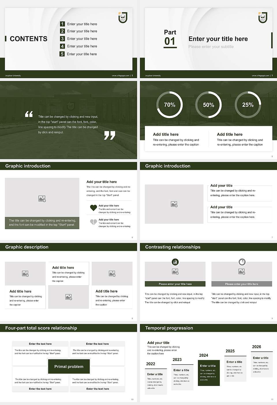 Jeppiaar University Thesis Proposal/Graduation Defense PPT Template16:9 ratio PPT effect preview image2