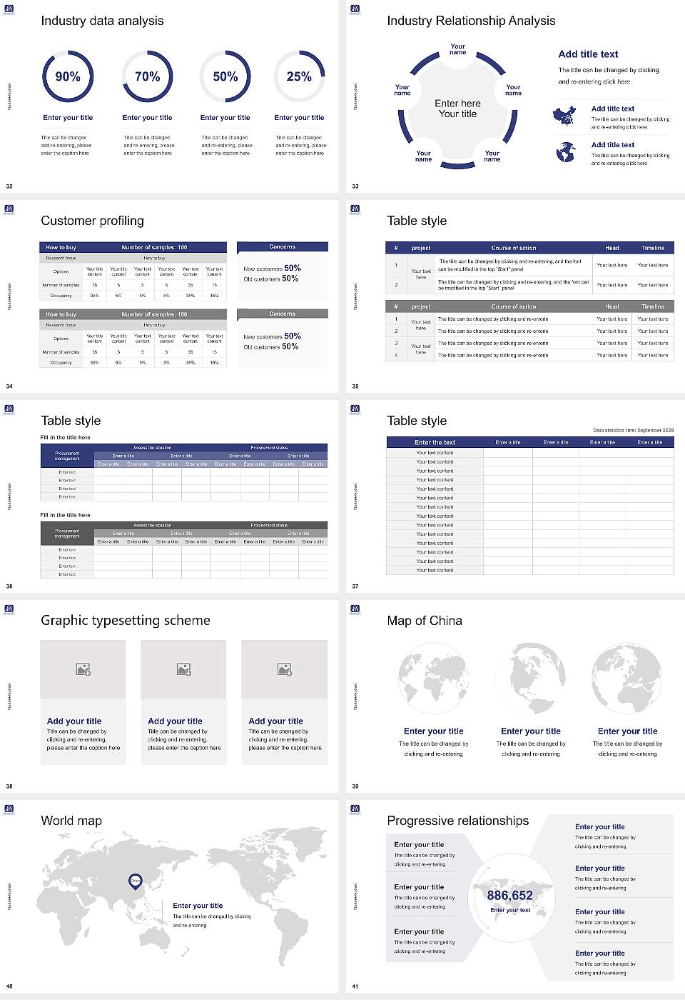 JIS University Competition/Entrepreneurship Contest PPT Template16:9 ratio PPT effect preview image5