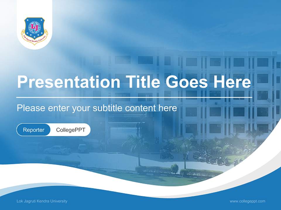 Lok Jagruti Kendra University Lecture Sharing and Networking Event PPT Template4:3 ratio PPT effect preview image4