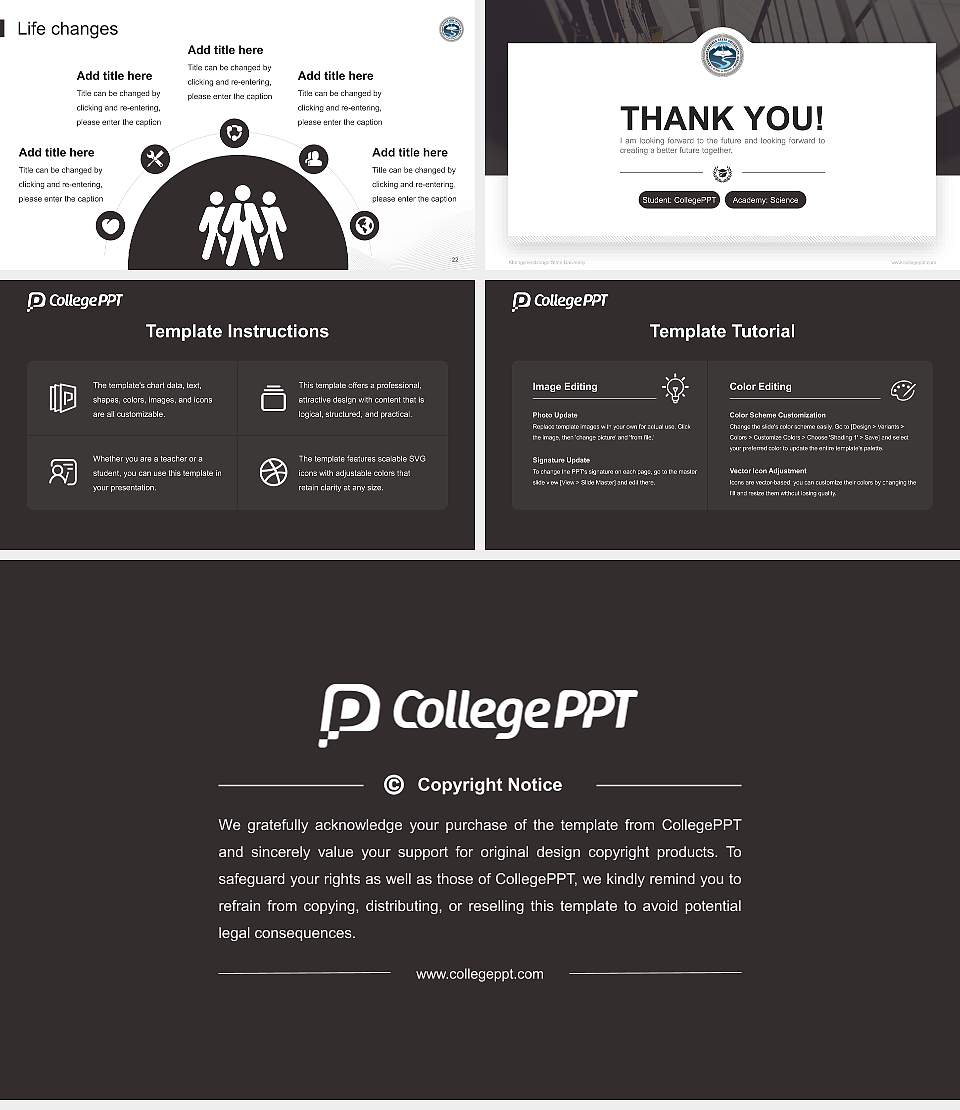 Khangchendzonga State University National Scholarship Defense PPT Template16:9 ratio PPT effect preview image4