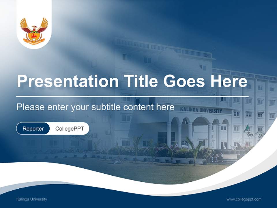 Kalinga University Lecture Sharing and Networking Event PPT Template4:3 ratio PPT effect preview image4