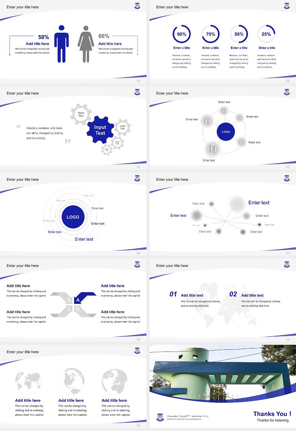Kanyashree University Course/Courseware Creation PPT Template16:9 ratio PPT effect preview image4