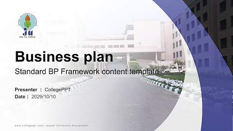 Jaypee University-Anoopshahr Competition/Entrepreneurship Contest PPT Template