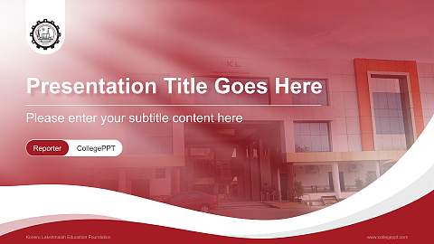Koneru Lakshmaiah Education Foundation Lecture Sharing and Networking Event PPT Template