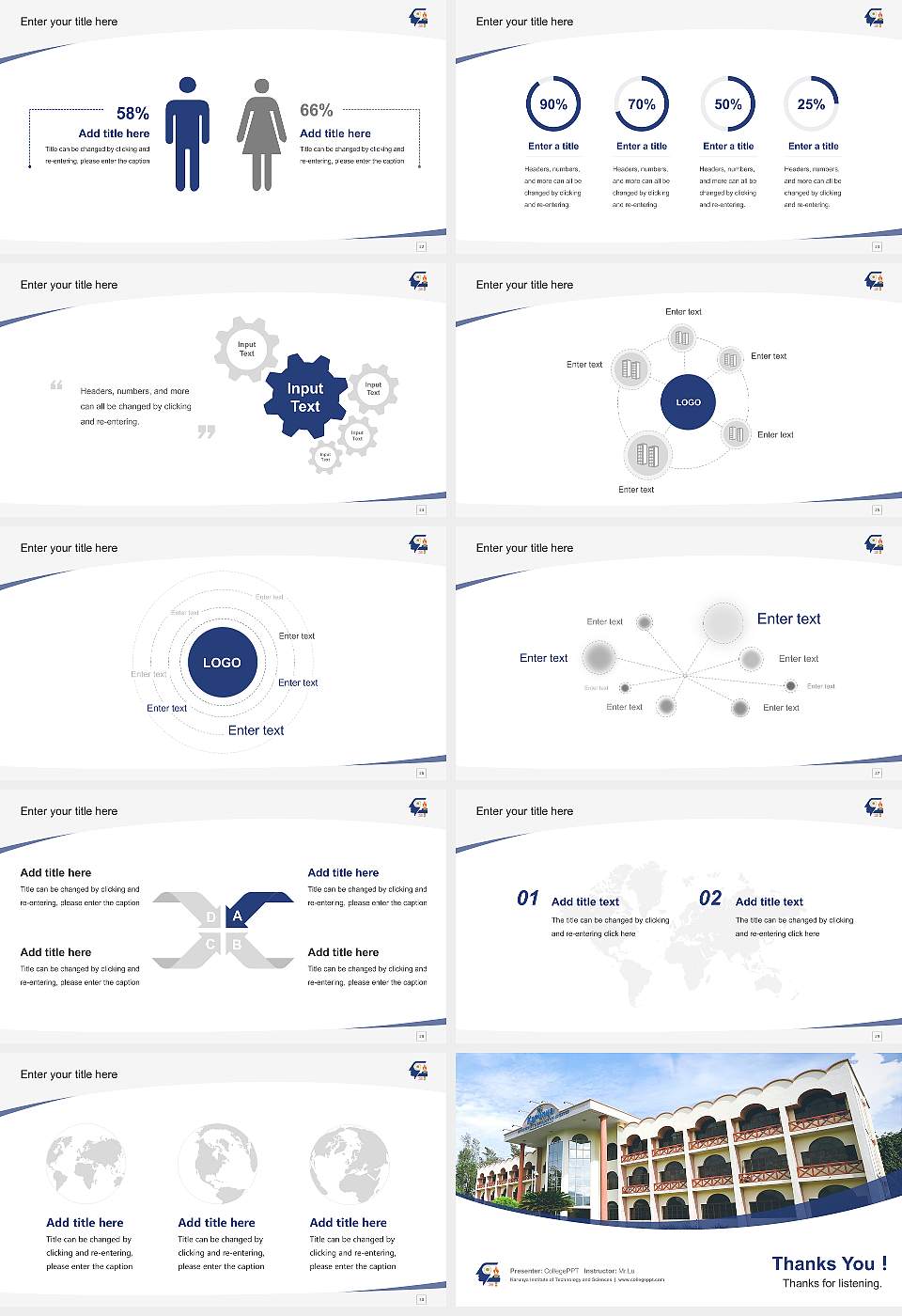 Karunya Institute of Technology and Sciences Course/Courseware Creation PPT Template16:9 ratio PPT effect preview image4