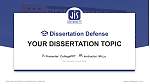 JIS University Graduation Thesis Defense PPT Template