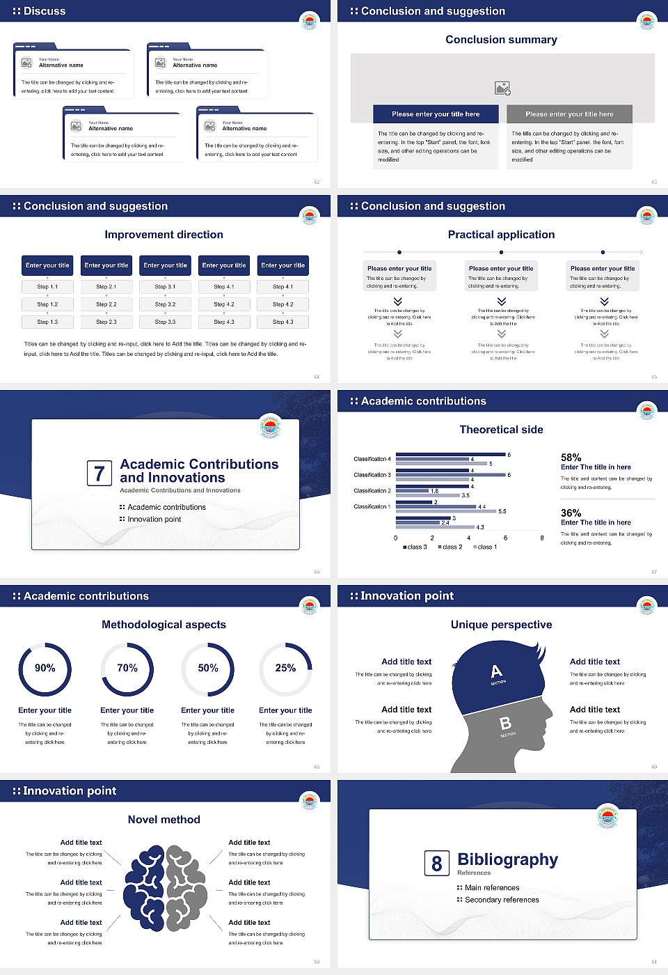 Kurukshetra University Graduation Thesis Defense PPT Template16:9 ratio PPT effect preview image6