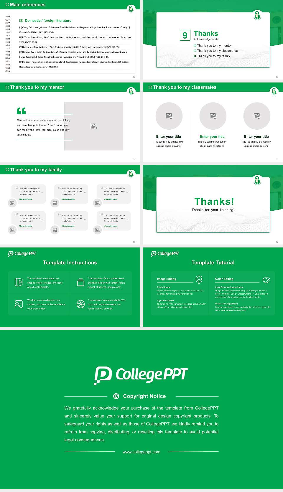 Junagadh Agricultural University Graduation Thesis Defense PPT Template16:9 ratio PPT effect preview image7