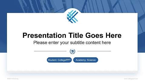KREA University National Scholarship Defense PPT Template