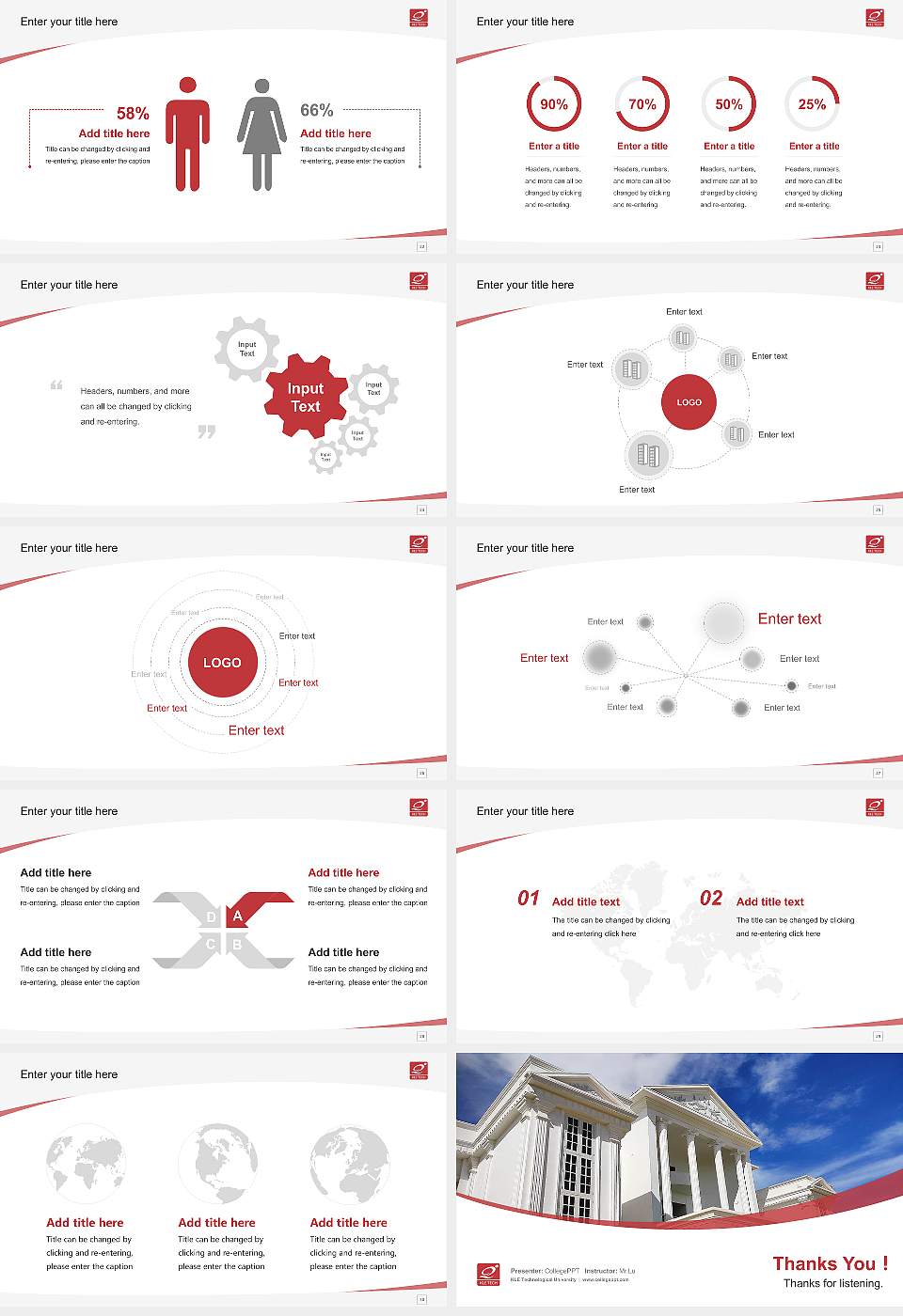 KLE Technological University Course/Courseware Creation PPT Template16:9 ratio PPT effect preview image4