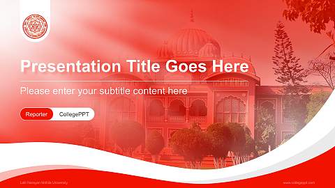 Lalit Narayan Mithila University Lecture Sharing and Networking Event PPT Template