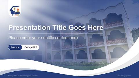 Karunya Institute of Technology and Sciences Lecture Sharing and Networking Event PPT Template