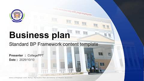 Kaloji Narayana Rao University of Health Sciences Competition/Entrepreneurship Contest PPT Template