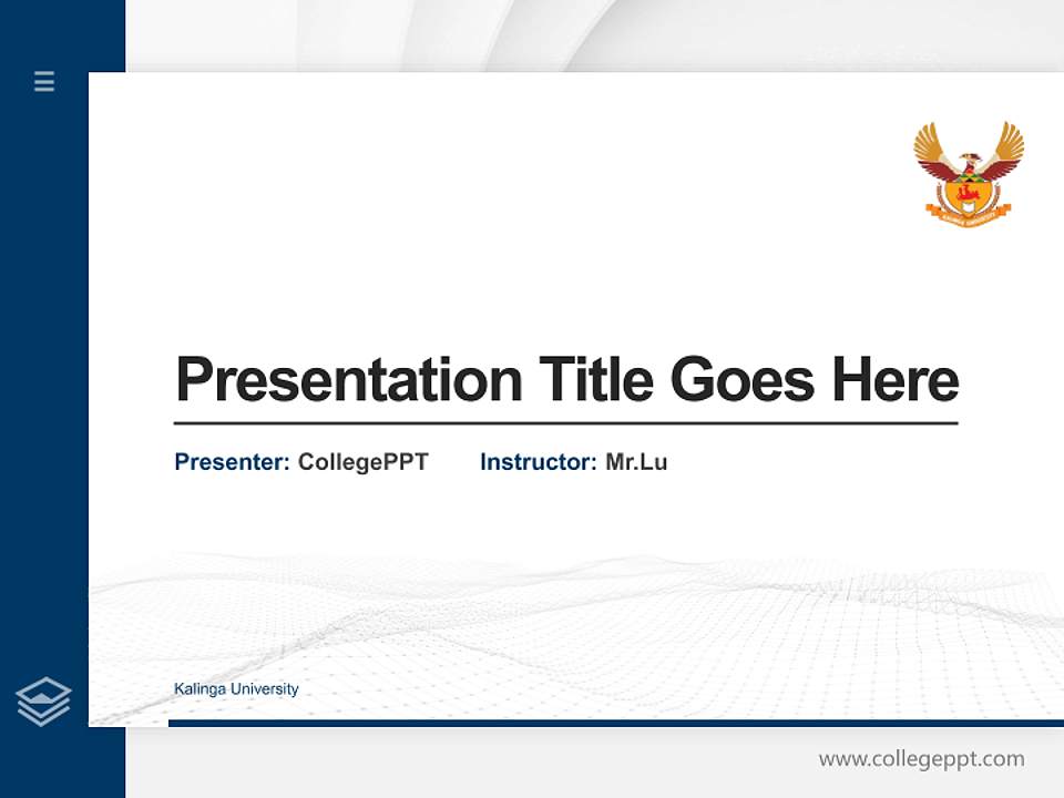 Kalinga University Thesis Proposal/Graduation Defense PPT Template4:3 ratio PPT effect preview image5