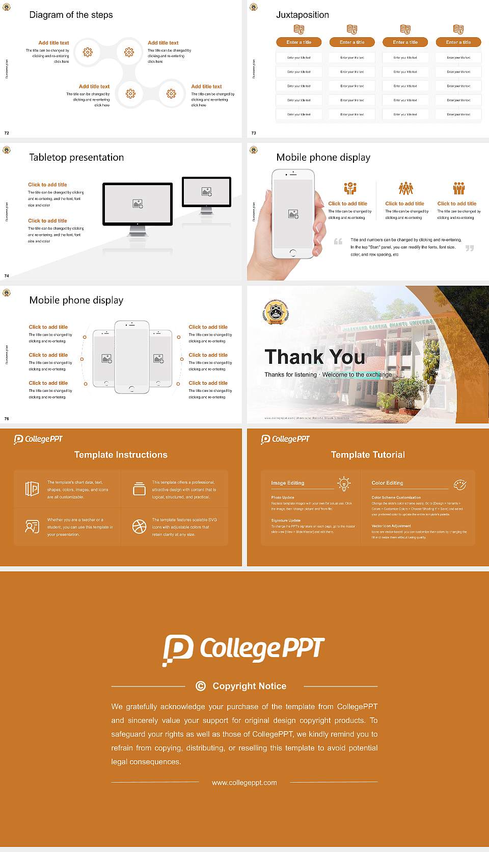 Jharkhand Raksha Shakti University Competition/Entrepreneurship Contest PPT Template16:9 ratio PPT effect preview image9
