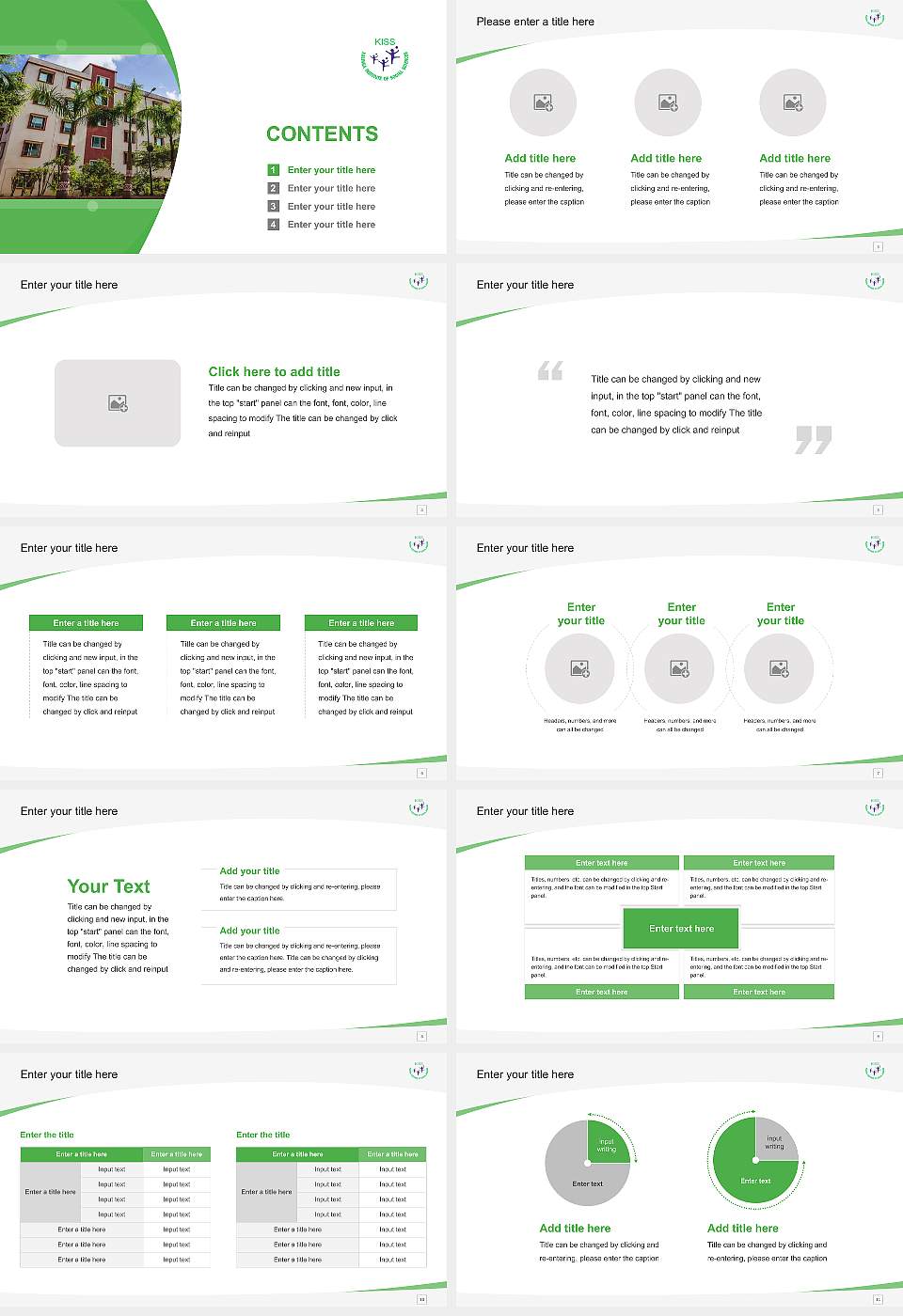 Kalinga Institute of Social Sciences Course/Courseware Creation PPT Template16:9 ratio PPT effect preview image2