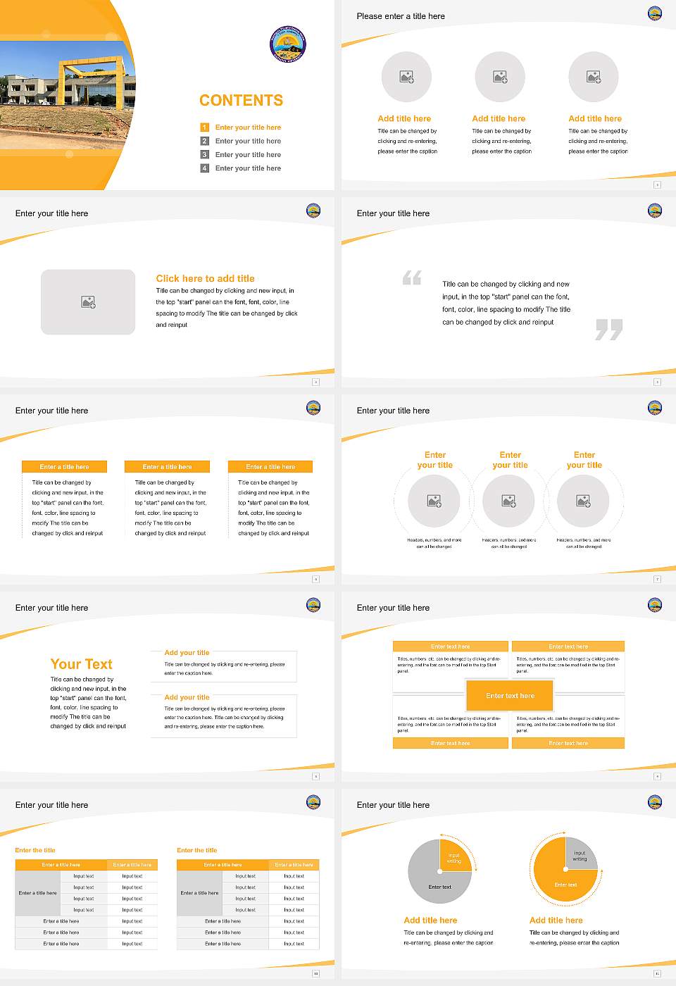 Krantiguru Shyamji Krishna Verma Kachchh University Course/Courseware Creation PPT Template16:9 ratio PPT effect preview image2