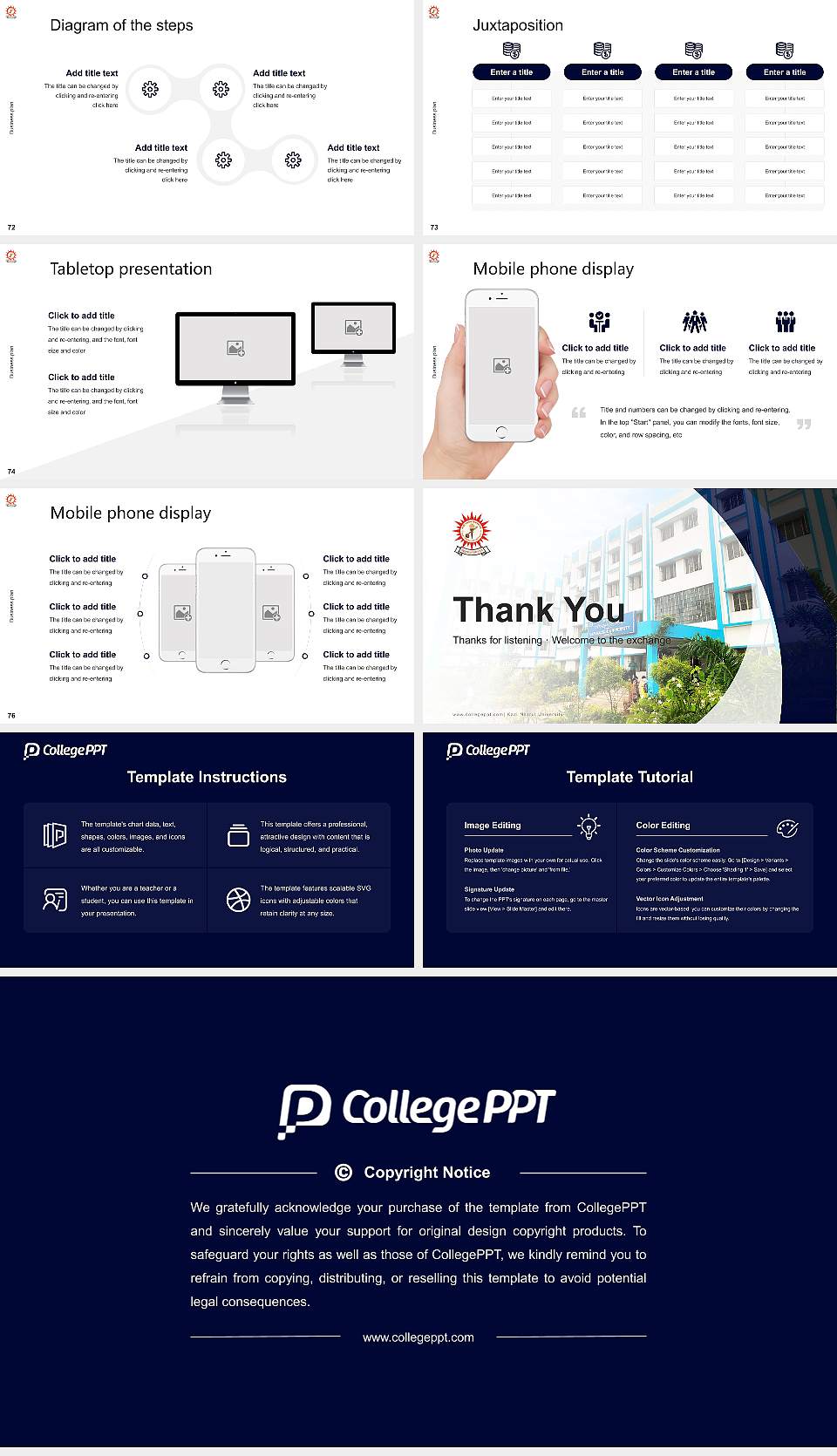 Kazi Nazrul University Competition/Entrepreneurship Contest PPT Template16:9 ratio PPT effect preview image9