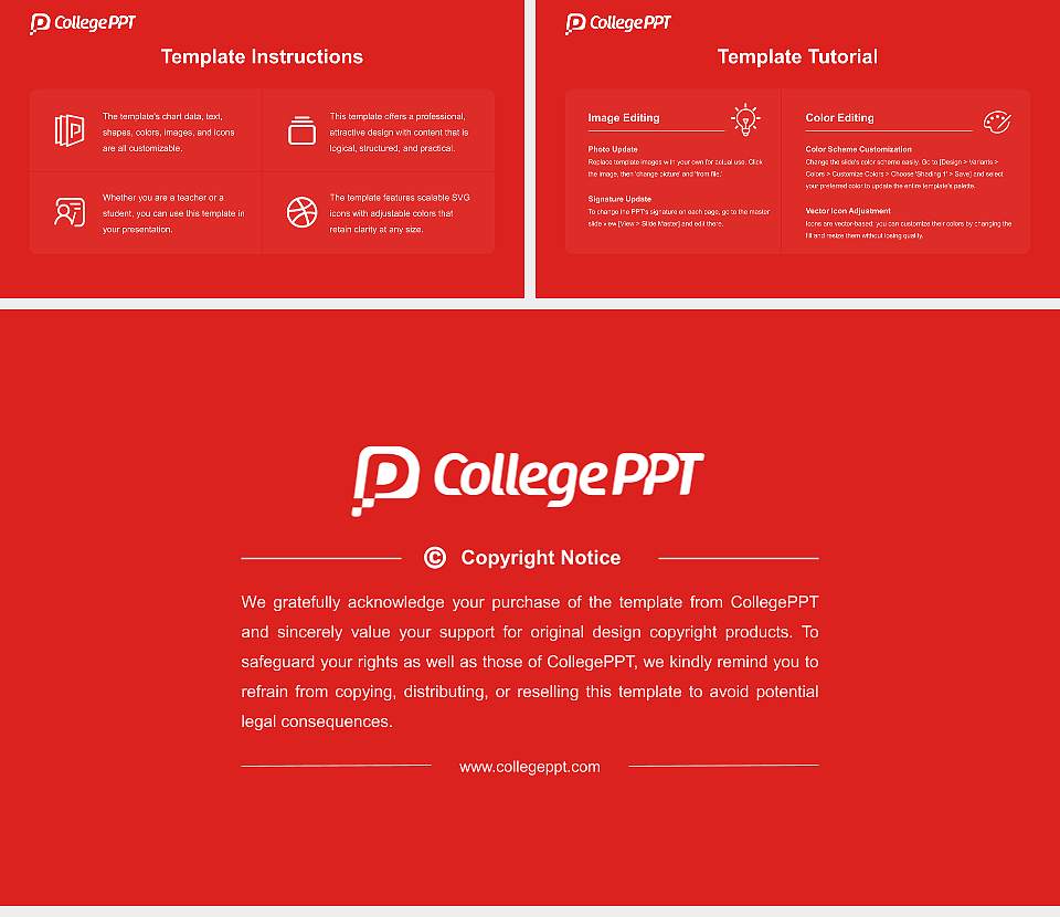 Jiwaji University Academic Presentation/Research Findings Report PPT Template16:9 ratio PPT effect preview image5