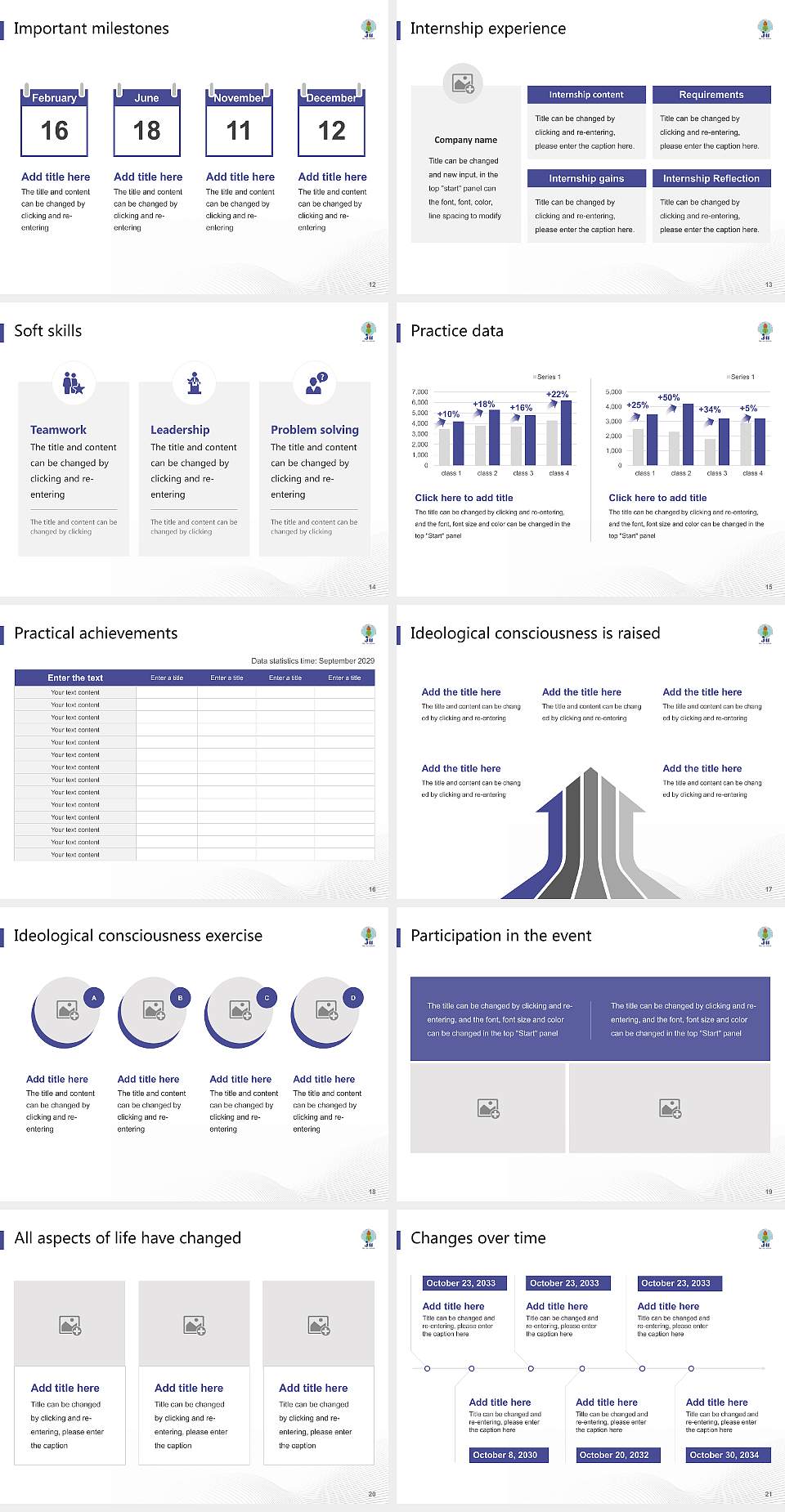 Jaypee University-Anoopshahr National Scholarship Defense PPT Template4:3 ratio PPT effect preview image3