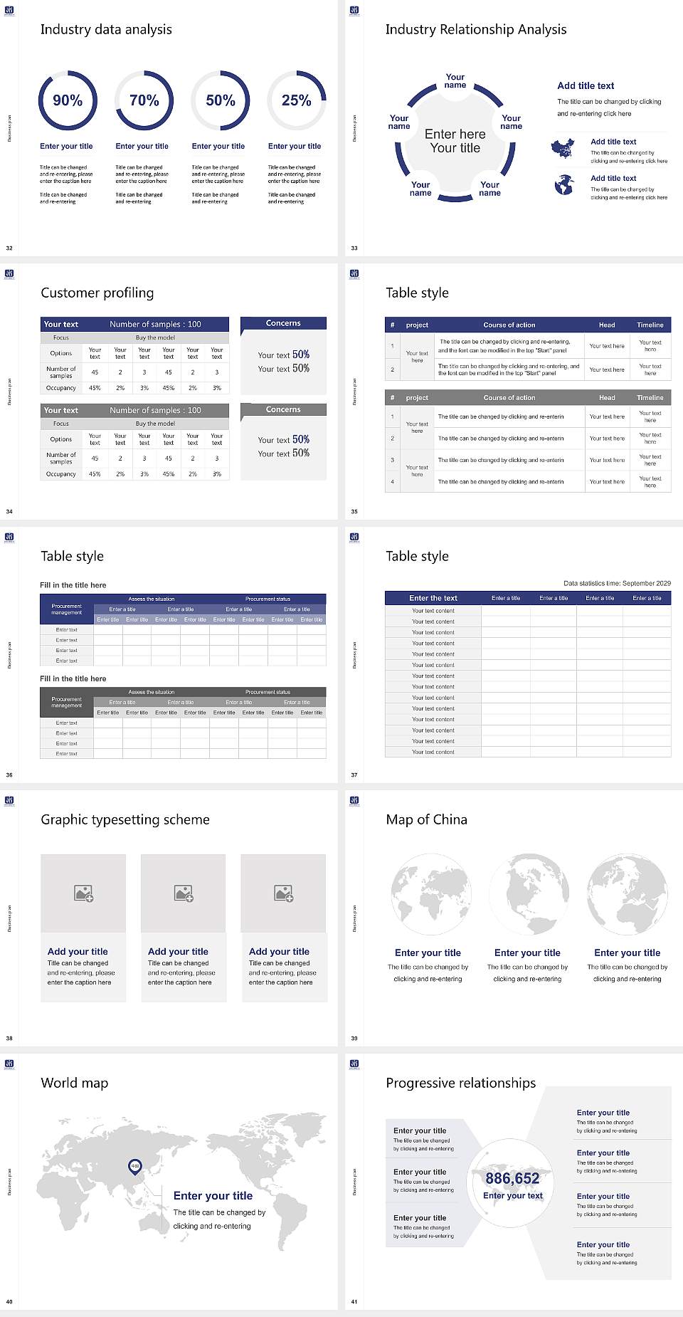 JIS University Competition/Entrepreneurship Contest PPT Template4:3 ratio PPT effect preview image5