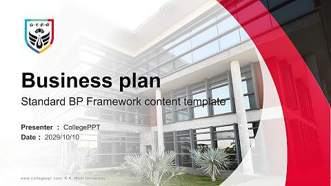 K.K. Modi University Competition/Entrepreneurship Contest PPT Template