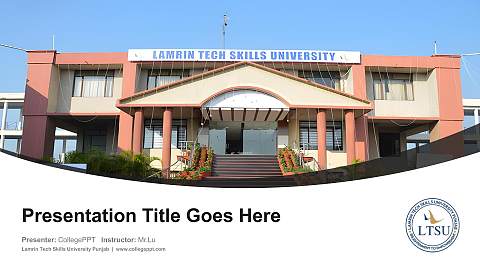 Lamrin Tech Skills University Punjab Course/Courseware Creation PPT Template