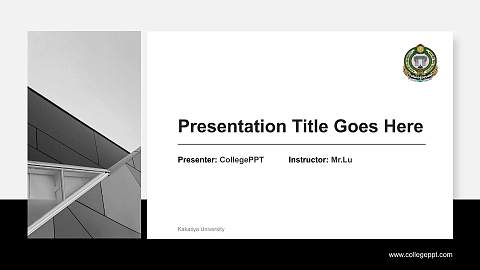 Kakatiya University General PPT Template