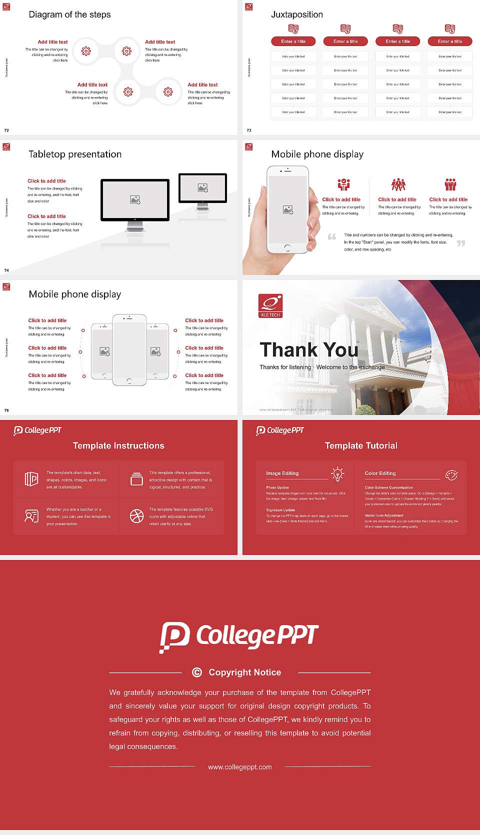 KLE Technological University Competition/Entrepreneurship Contest PPT Template16:9 ratio PPT effect preview image9