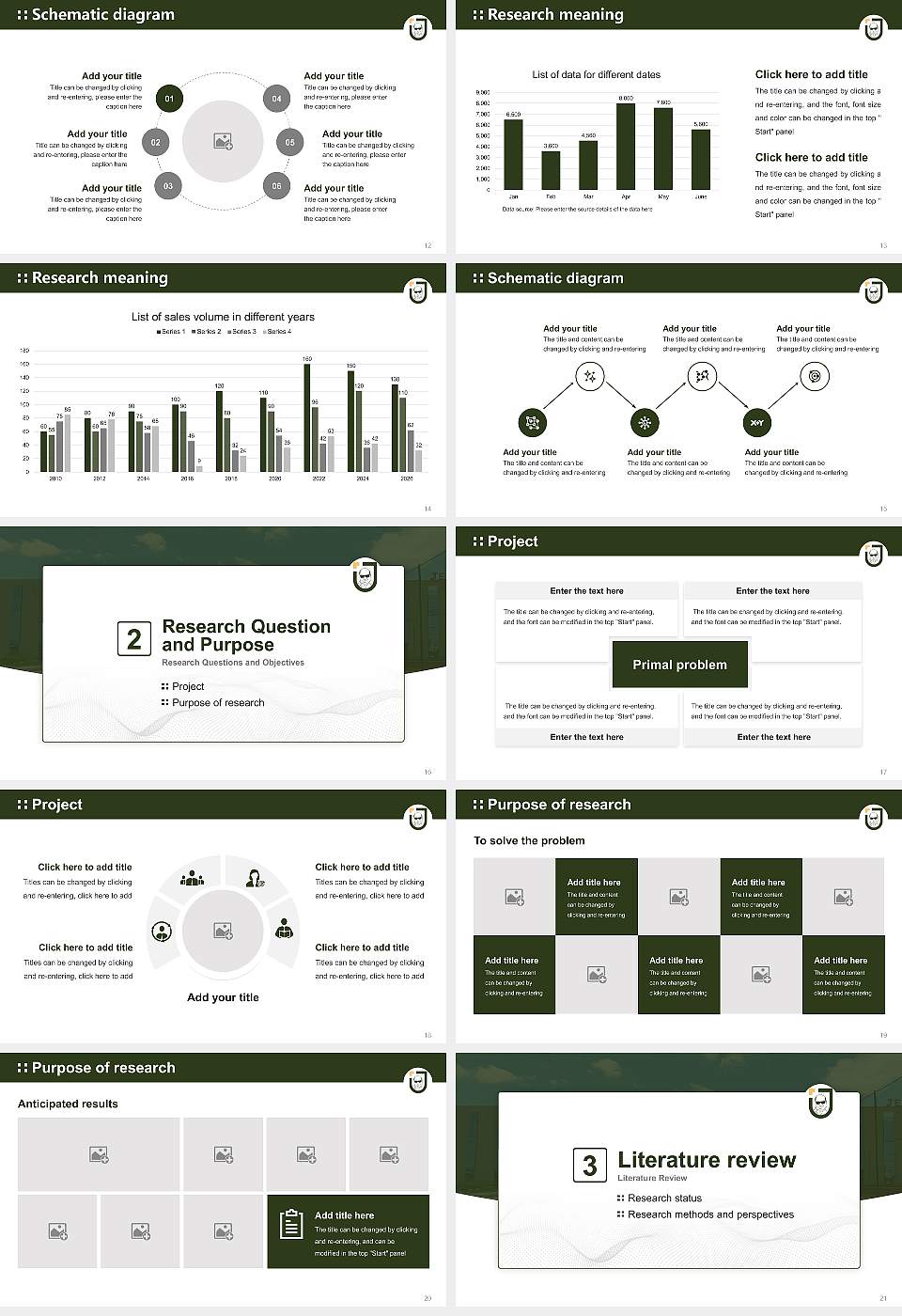 Jeppiaar University Graduation Thesis Defense PPT Template16:9 ratio PPT effect preview image3