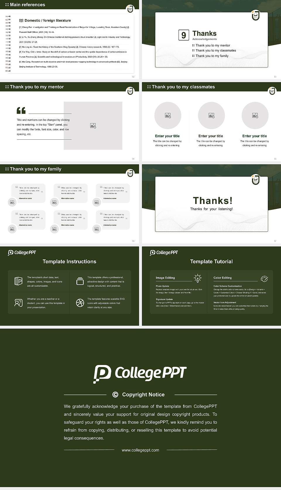Jeppiaar University Graduation Thesis Defense PPT Template16:9 ratio PPT effect preview image7