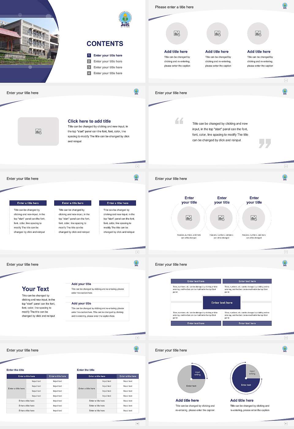 Jaypee University of Information Technology Course/Courseware Creation PPT Template16:9 ratio PPT effect preview image2