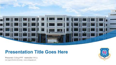 Lok Jagruti Kendra University Course/Courseware Creation PPT Template