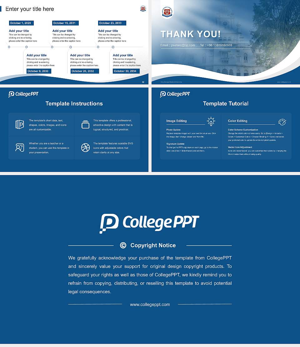 King George Medical University Lecture Sharing and Networking Event PPT Template16:9 ratio PPT effect preview image4