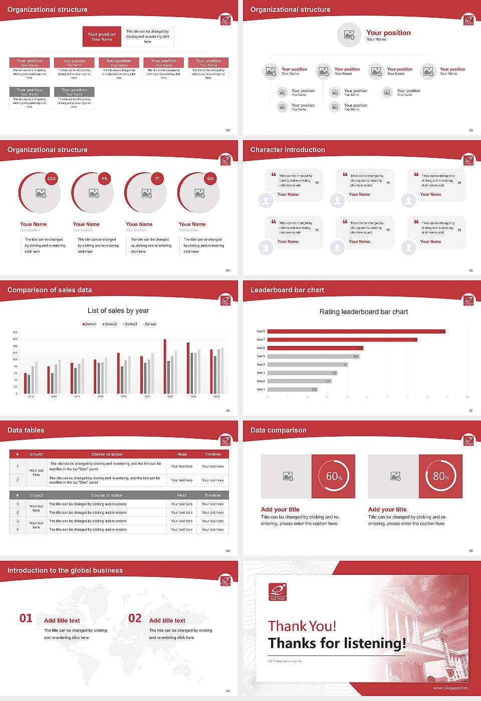 KLE Technological University Academic Presentation/Research Findings Report PPT Template16:9 ratio PPT effect preview image4