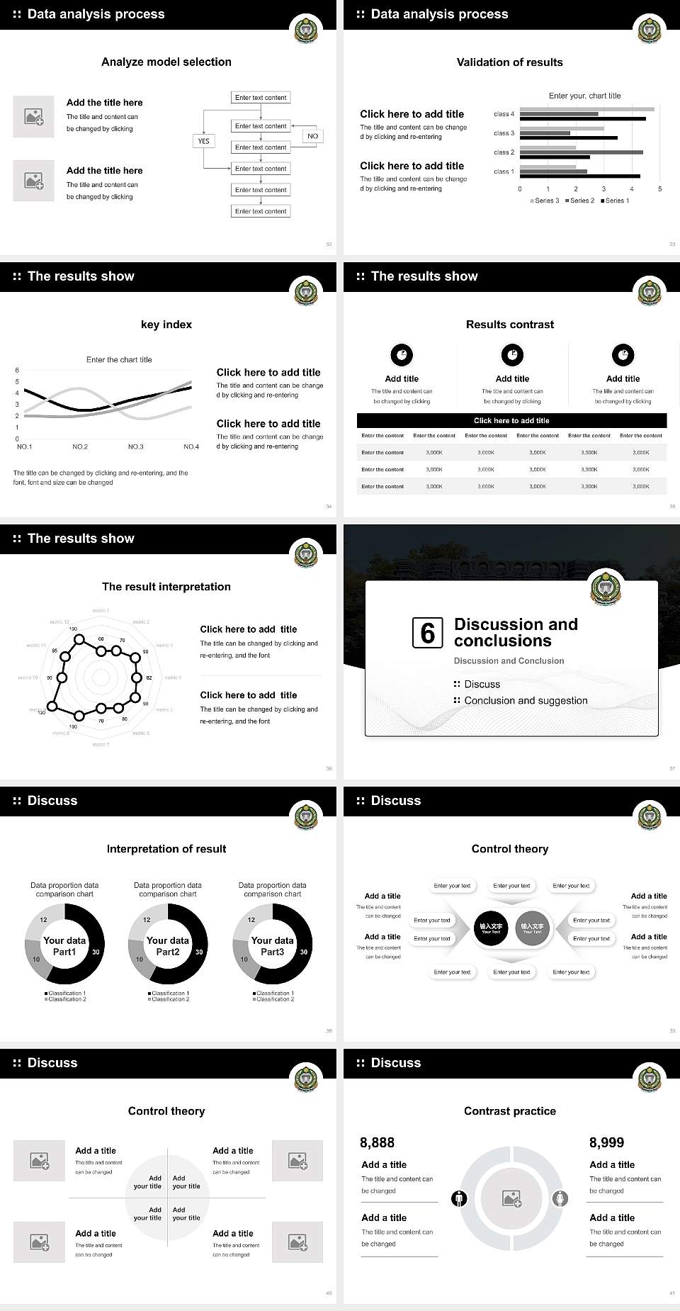 Kakatiya University Graduation Thesis Defense PPT Template4:3 ratio PPT effect preview image5