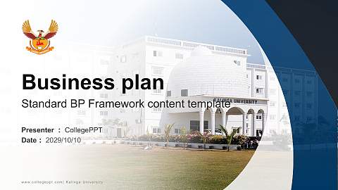 Kalinga University Competition/Entrepreneurship Contest PPT Template