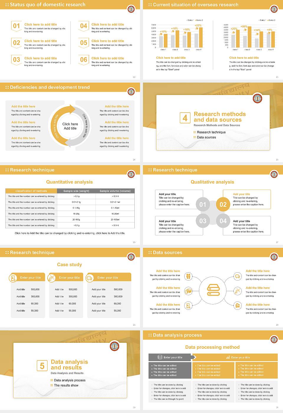 Jodhpur National University Graduation Thesis Defense PPT Template16:9 ratio PPT effect preview image4